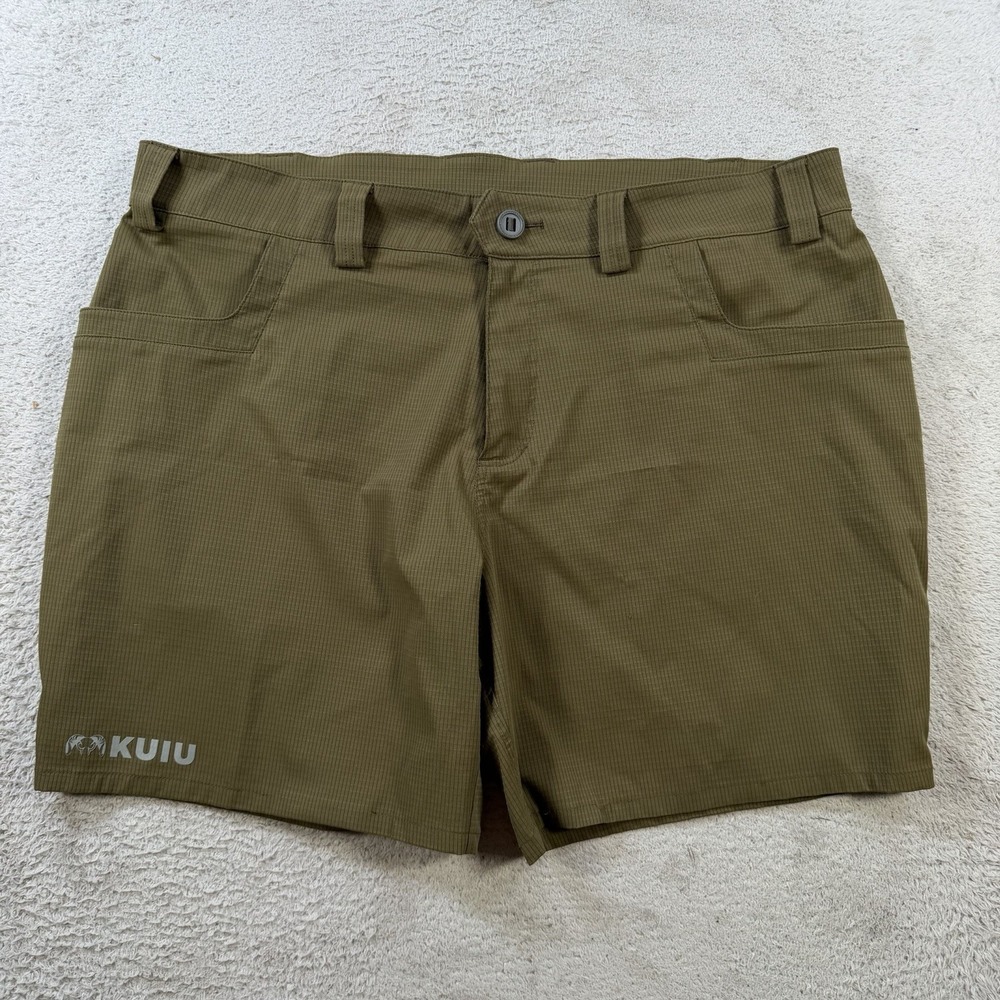 Kuiu Tiburon Shorts Mens 40 Olive Green Performance Hunting Hiking Cargo UPF